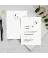Beyaz Zarflı Dikey Düğün Davetiyesi - 1008 Beyaz Zarflı Dikey Düğün Davetiyesi - 1008 | davetiyegonder.com
