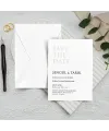 Beyaz Zarflı Dikey Düğün Davetiyesi - 1017 Beyaz Zarflı Dikey Düğün Davetiyesi - 1017 | davetiyegonder.com