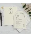 Krem Zarflı Dikey Düğün Davetiyesi - 1046 Krem Zarflı Dikey Düğün Davetiyesi - 1046 | davetiyegonder.com