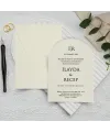 Krem Zarflı Dikey Düğün Davetiyesi - 1053 Krem Zarflı Dikey Düğün Davetiyesi - 1053 | davetiyegonder.com