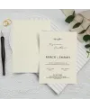 Krem Zarflı Dikey Düğün Davetiyesi - 1056 Krem Zarflı Dikey Düğün Davetiyesi - 1056 | davetiyegonder.com