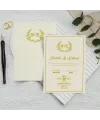 Krem Zarflı Dikey Düğün Davetiyesi - 1059 Krem Zarflı Dikey Düğün Davetiyesi - 1059 | davetiyegonder.com
