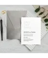 Gri Zarflı Dikey Düğün Davetiyesi - 1079 Gri Zarflı Dikey Düğün Davetiyesi - 1079 | davetiyegonder.com