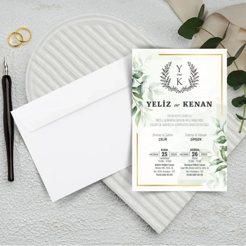 500 Adet - Ekonomik Beyaz Zarflı Davetiye - 3054 500 Adet Ekonomik Beyaz Zarflı Davetiye | Ekonomik Beyaz Zarflı Davetiye | Ekonomik Davetiye | davetiyegonder.com