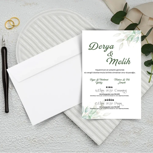 500 Adet - Ekonomik Beyaz Zarflı Davetiye - 3067 500 Adet Ekonomik Beyaz Zarflı Davetiye | Ekonomik Beyaz Zarflı Davetiye | Ekonomik Davetiye | davetiyegonder.com