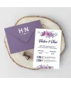 Mor Zarflı Davetiye - MZ36313 Mor Zarflı Davetiye - MZ36313 | davetiyegonder.com