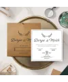 Kraft Kare Davetiye - KK43623 Kraft Kare Davetiye - KK43623 | Herşey Dahil | davetiyegonder.com