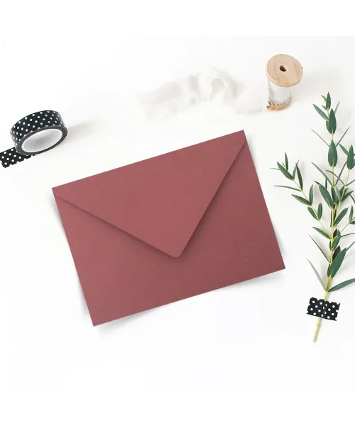 13x18- Yatay Bordo Davetiye Zarfı (50 Adet) 13x18- Yatay Bordo Davetiye Zarfı (50 Adet)