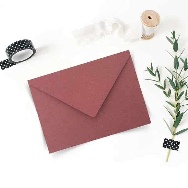 13x18- Yatay Bordo Davetiye Zarfı (50 Adet) 13x18- Yatay Bordo Davetiye Zarfı (50 Adet)