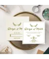 Krem Kare Davetiye - BK43606 Krem Kare Davetiye - BK43606 | davetiyegonder.com