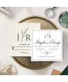 Krem Kare Davetiye - BK43620 | davetiyegonder.com