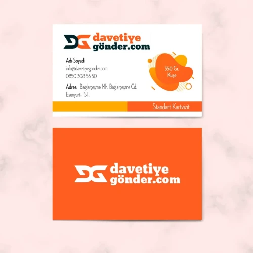Standart Kartvizit - SK81902 Standart Kartvizit - SK81902 | davetiyegonder.com