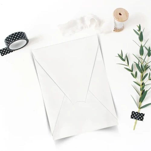 13x18-Kapaklı Beyaz Dikey Davetiye Zarfı (50 Adet) 13x18-Kapaklı Beyaz Dikey Davetiye Zarfı (50 Adet) | davetiyegonder.com